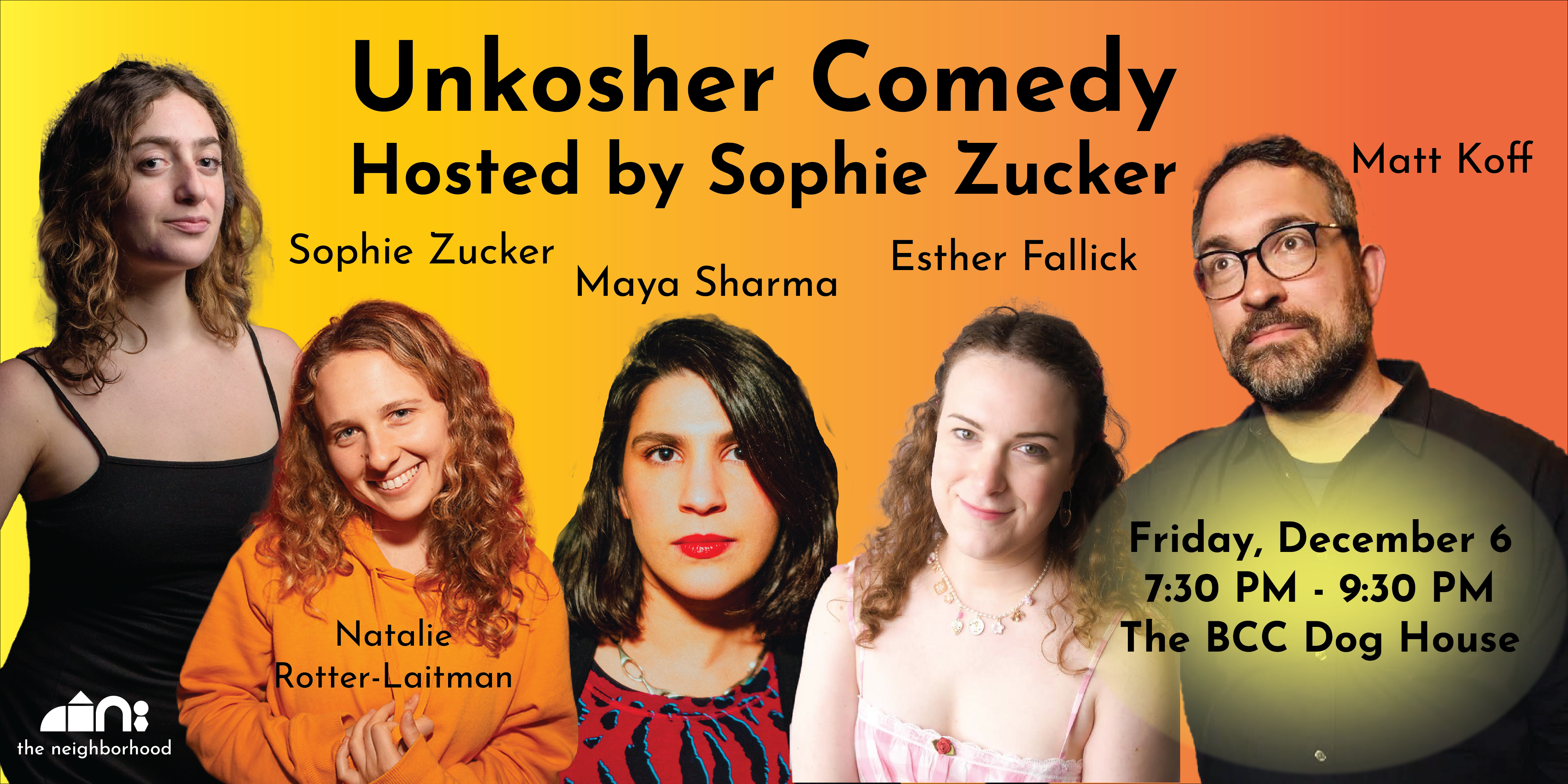 Unkosher Comedy